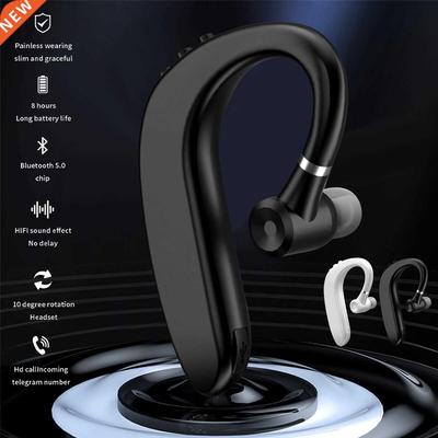 Single Ear Headset Bluetooth Headphones Handsfree Wireless H