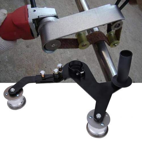Portable Handle Round Tube Belt Sans Polisher Grinding Po