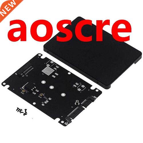M.2 NGFF to 2.5 Inch SATA SSD/MSATA to SATA Adapter Card Cas