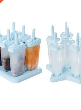 Mould Popsicle-Mold Ice-Cream-Maker Reusable-Tool Cool 6-Gri