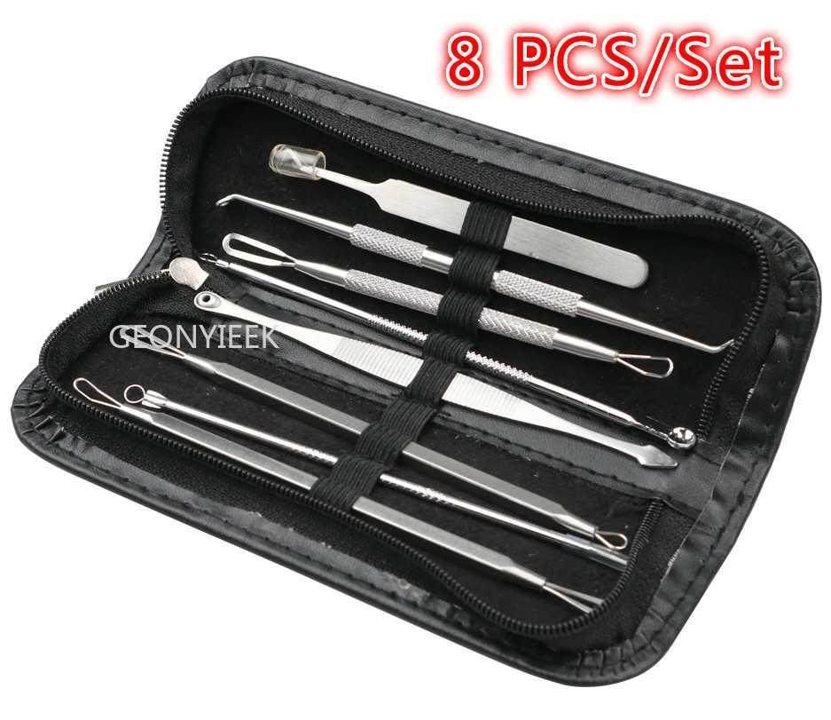 8pcs/set lackhead Comedone Acne Pimple lackhead Remover To