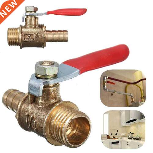 1/4		 PT Male 1mm Threaded to 8mm Barb Hose Lever Hand