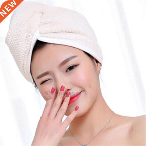 Wo Hair Quick Drying Microfiber Bath Spa Towel Turban Knot T