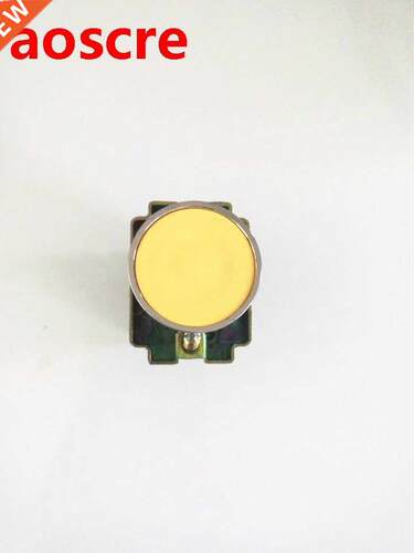 Best quality 10pcs A51 yellow 22mm momentary flat push butt