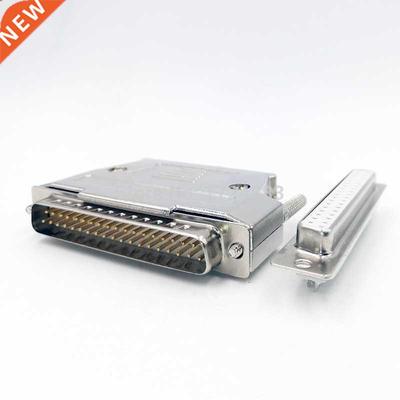 DB37 Metal connector D Sub plug gold plated brass contactor