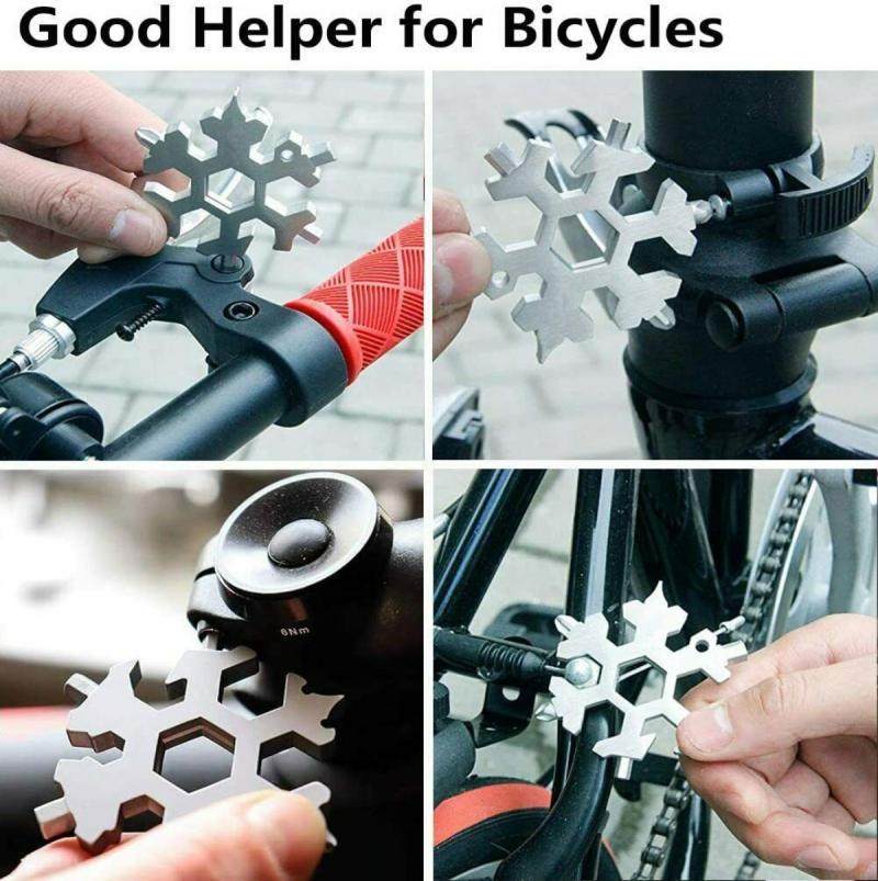 18In1 Snowflake Wrench To Outdoor Multito Spanner Hex Wr