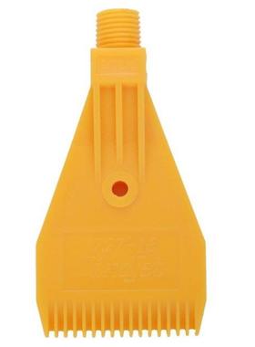 1/4BSP Male Thread ABS Single Hole Air Blow Off Flat Jet Noz