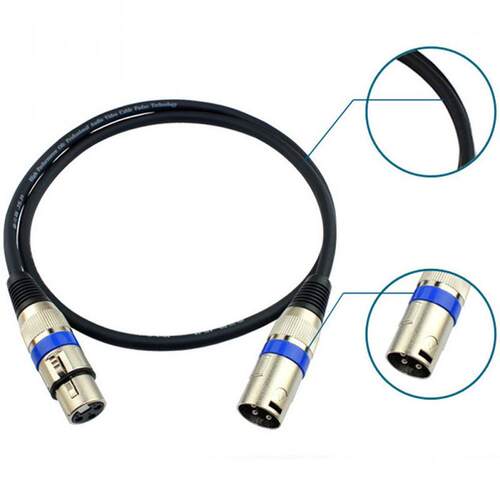 5FT XLR  Pin Male to Female Microphone Mic Audio Shielded E