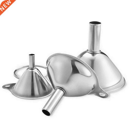 Pcs Stainless Steel Funnel Kitchen Oil Liquid Funnel Wide M