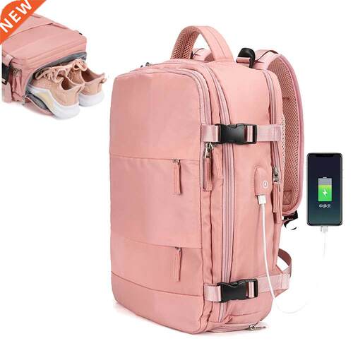 17 Inch USB Gym Bag Dry Wet Backpack Female Girl Backpacks
