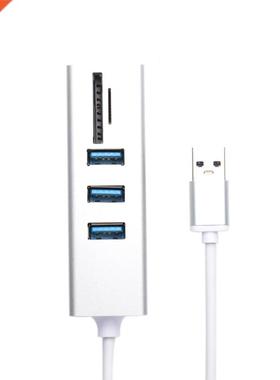5-In-1 USB .0 HUB & Card Reader,Includes -Port USB .0 Hu