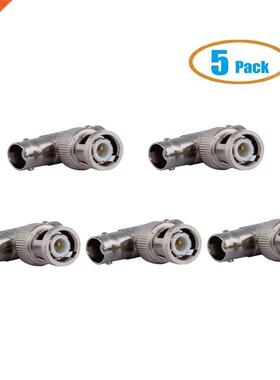5pcs/lot BNC Male Plug To 2 BNC Female Jacks Straght Conver