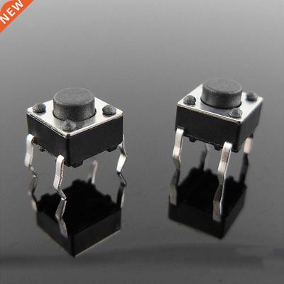 100Pcs 6*6*5mm 4pin Mini Micro Momentary Tactile Push Button