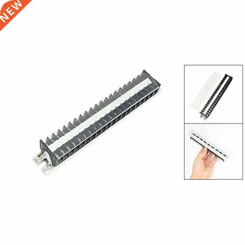 660V 15A AlumInum Rail Base 20 Position Screw TermInal Barri