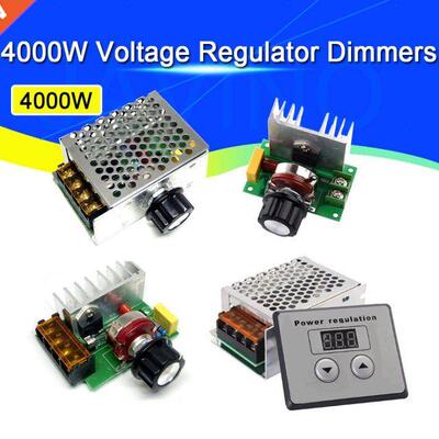 4000W 220V High Power Voltage Regulators SCR Speed Controlle