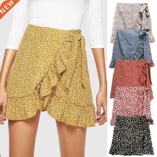 Woman skirts leopard harajuku outfit mini skirt tall waist f