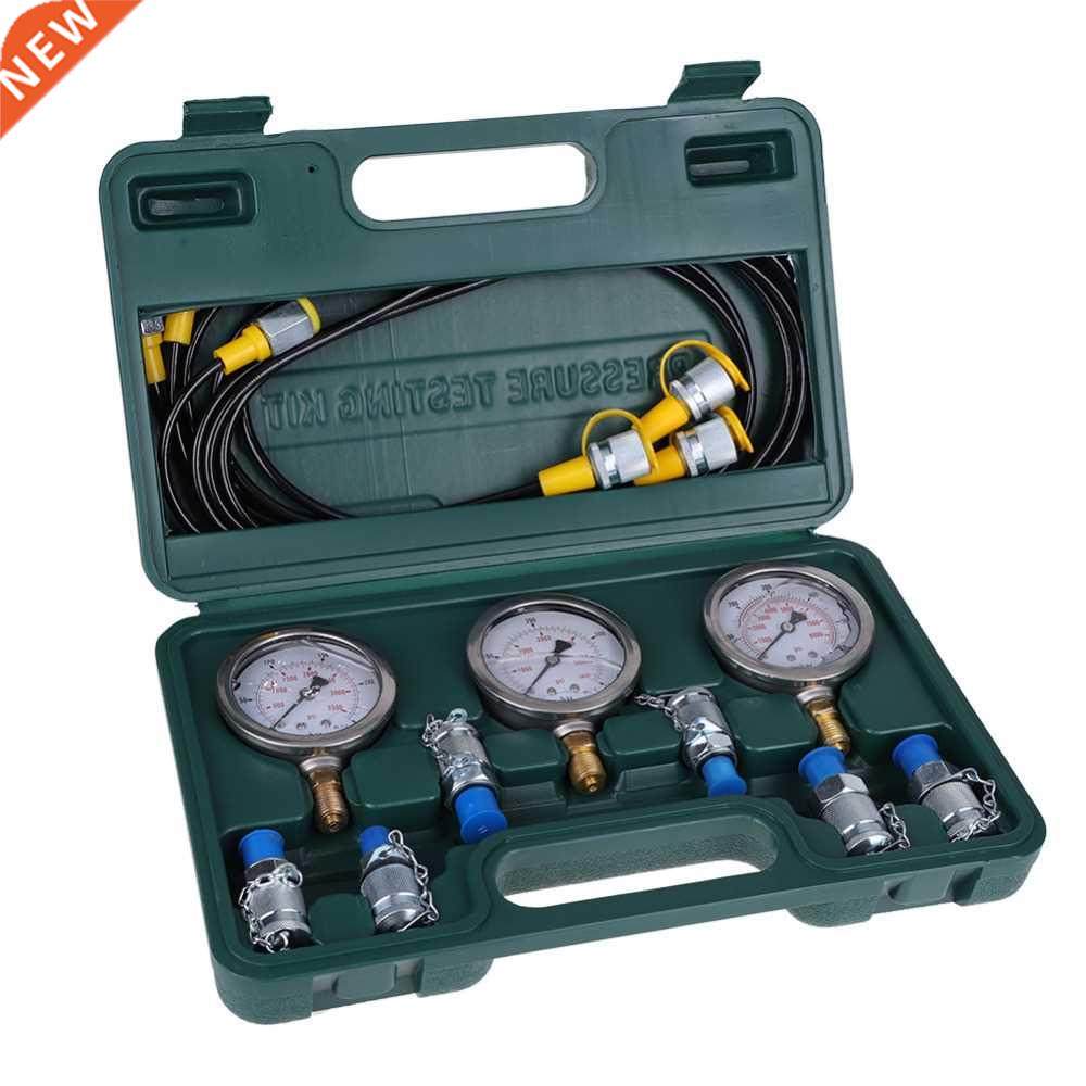 Excavator Hydraulic Pressure Test Kit with Testing Hose Coup
