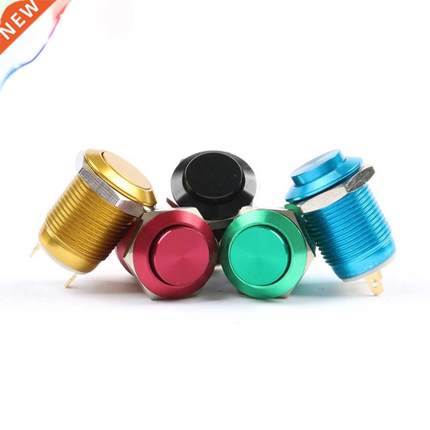12mm Metal Oxidized push button Switch flat round waterproof
