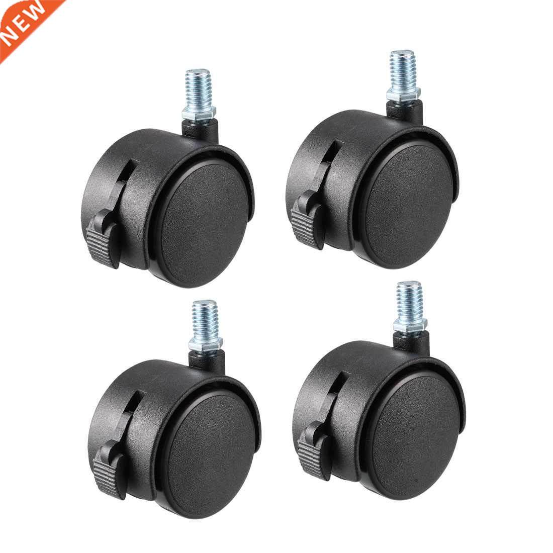 Swivel Caster Wheels 2 Inch Twin Wheel M10x15mm Threaded Ste