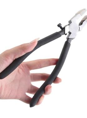 8 Inches Flat Nose Pliers with Adjustable Screw Steel Clamp