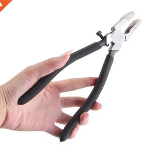8 Inches Flat Nose Pliers with Adjustable Screw Steel Clamp
