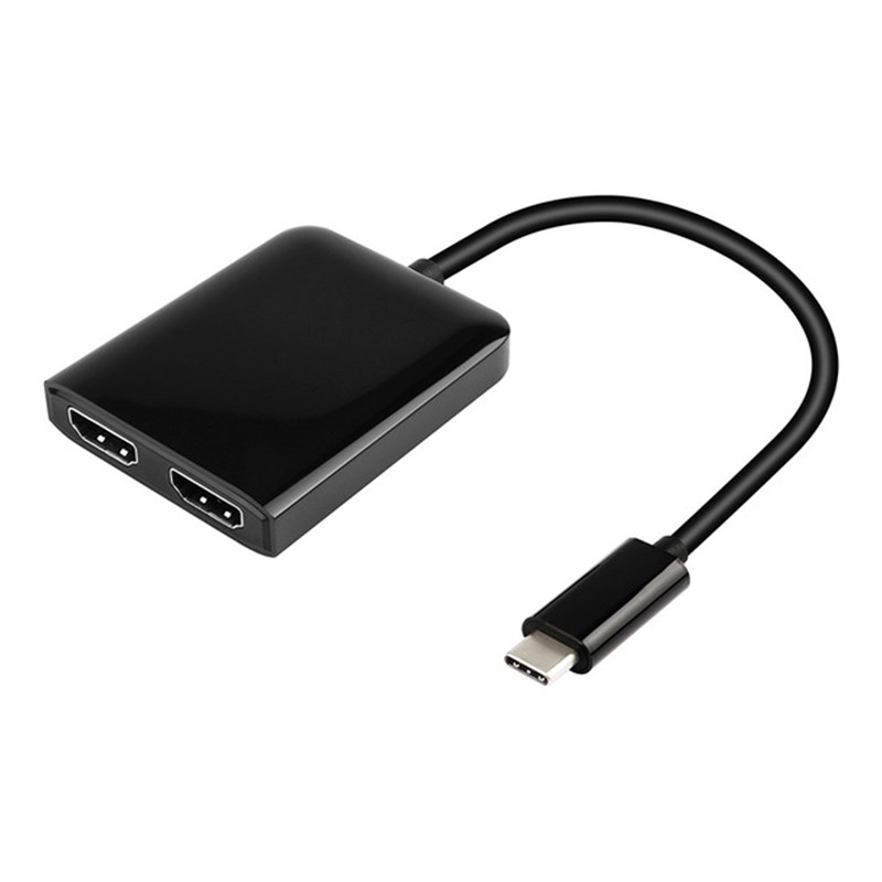USB C Cable 4K x 2K Type C to 2 HDMI Converter Adapter Cable 乐器/吉他/钢琴/配件 其它乐器配件 原图主图