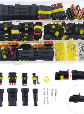 352PCS/BOX AMP 1.5 Car Waterproof Connectors 1P 2P 3P 4Pin