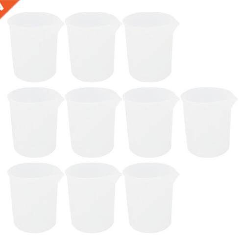 10Pcs Silicone Measuring Cups 100 Ml Silicone Cups Non Stick