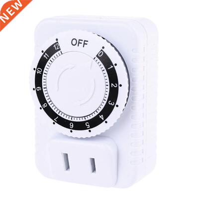 AC 110V 12 Hour Mechanical Plug Switch Timer Socket for Home