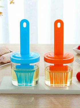 2In1 Silicone Barbecue Brush Food Oil Bottle Spices Pepper C