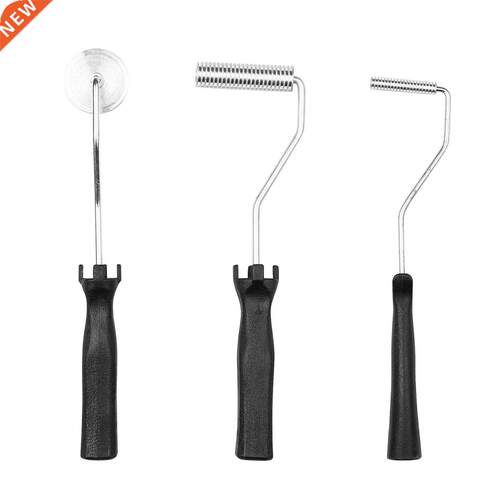 3Pcs Fiberglass Roller Tools Kit Fiberglass Bubble Paddle To