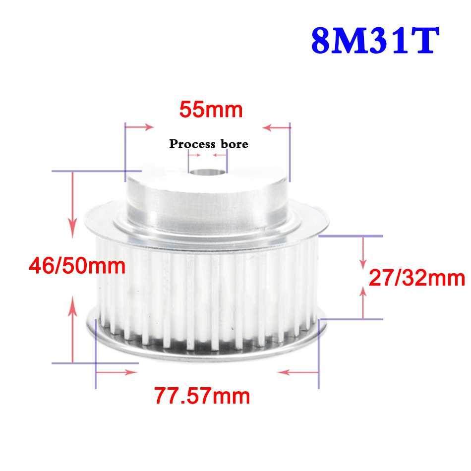 1PCS 8M 29 Teeth To  Teeth Synchronous Wheel Process Bore