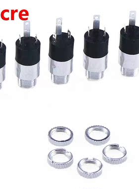 5PCS/LOT PJ392 3.5mm Stereo Female Sockect Jack with Screw 3