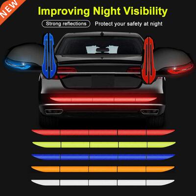 5pcs/set Car Reflectante Reflector Sticker 91*4 Car Body Tru