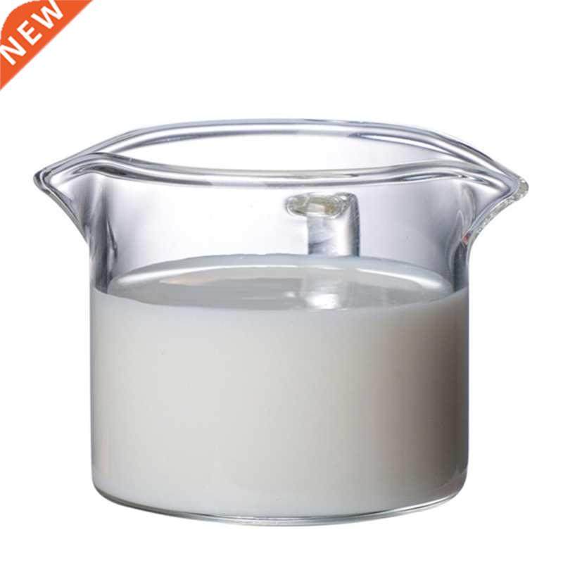 Heat-resiant Glass Measuring Cup Small Milk Cup Kitchen Ji