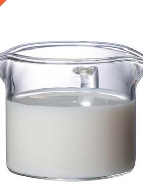 Heat-resiant Glass Measuring Cup Small Milk Cup Kitchen Ji