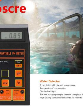 3in1 Professional 0.00-14PH Digital PH Meter Handheld ORP/PH