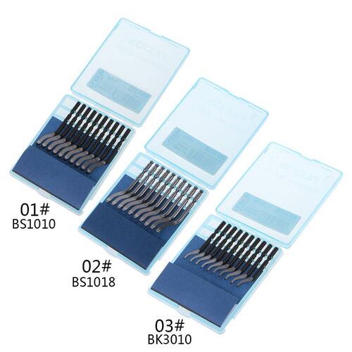 10 PCS Rapid Steel Rotary Blade BS1010 BS1018 BK3010 Blade P