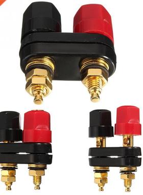 Red Black Connector Amplifier Terminal Binding Post Banana