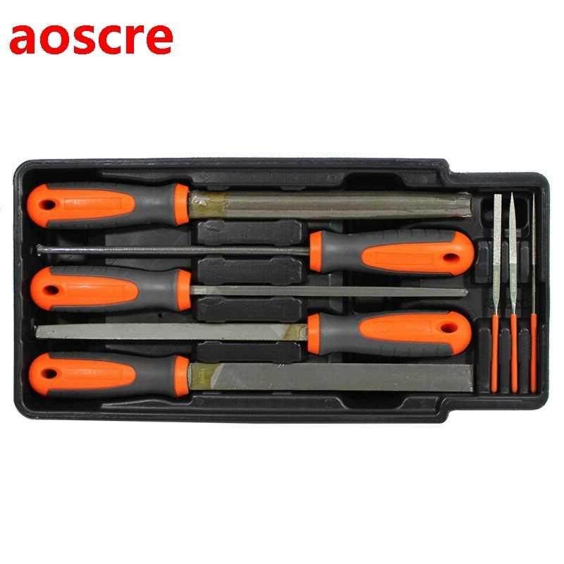 8pcs Diamond Alloy Steel Round Multi-function Rasp Combinati