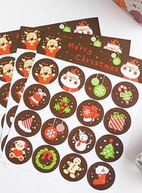 48pcs Merry Christmas Santa Claus Deer Decorative  Diary