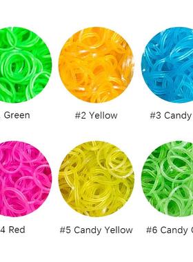 1800pc  Rubber Loom Bands Set Kid  Bracelet Silicone