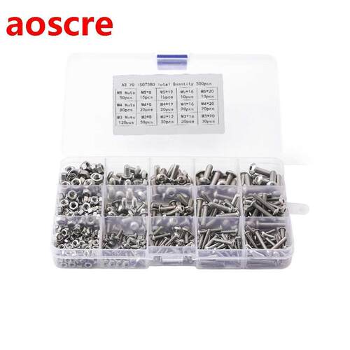 M M4 M5 Carbon-Steel Socket Cap Screws Hex Head Bt Nuts A