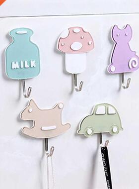 1PCS Wall-mounted cute clothes hanger wall-mounted coat hook