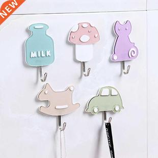 1PCS Wall-mounted cute clothes hanger wall-mounted coat hook