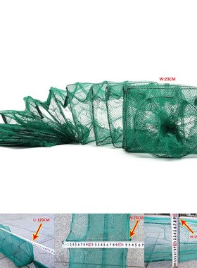 Eel Prawn Shrimp Lure Nets Fishing Net Foldable Portable Cra