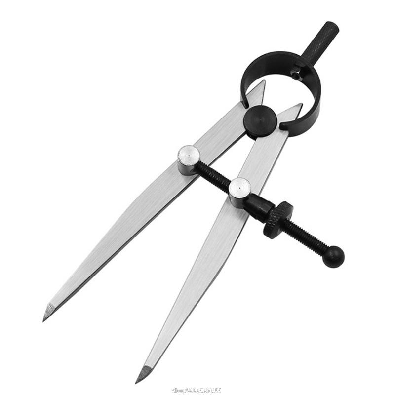 Adjustale Leather Compass Lockale Caron Steel Divider Win