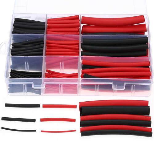 270pcs Dual Wall Adhesive Heat Shrink Tuing Kit 3:1 Heat-sh