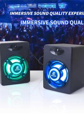 USB Wired Computer Speakers Deep Bass Sound Box Speaker For