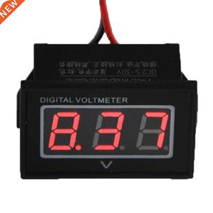 Red LED Monitor 12 Volt Battery Meter 2.5-0V DC Gauge Voltm